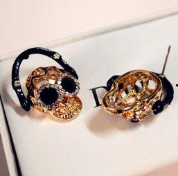 欧美人像耳饰图片,潮流演绎，个性张扬